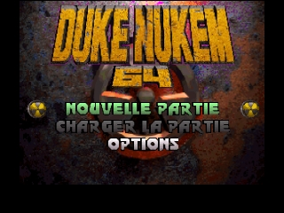 Duke Nukem 64 title screen for Nintendo 64